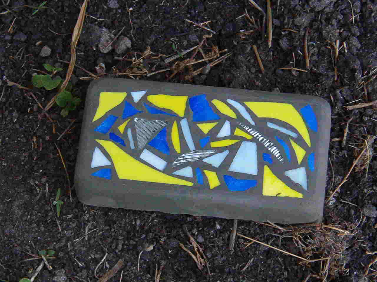 Stained Glass Stepping Stone