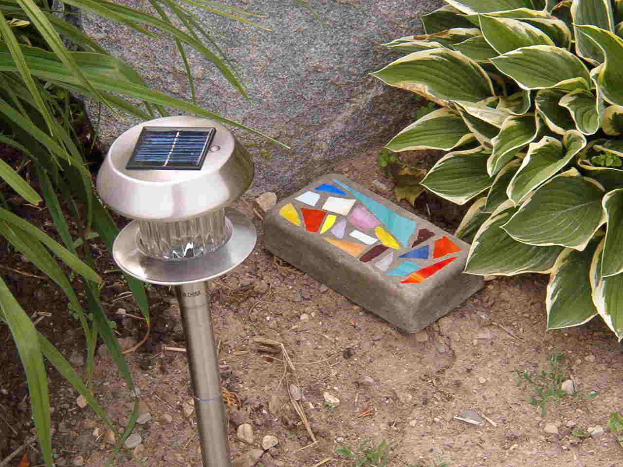 Stained Glass Stepping Stone